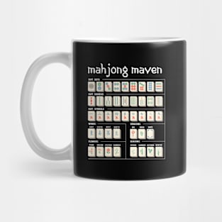 Mahjong Maven Mahjongg Player Card Chinese Tiles Mug